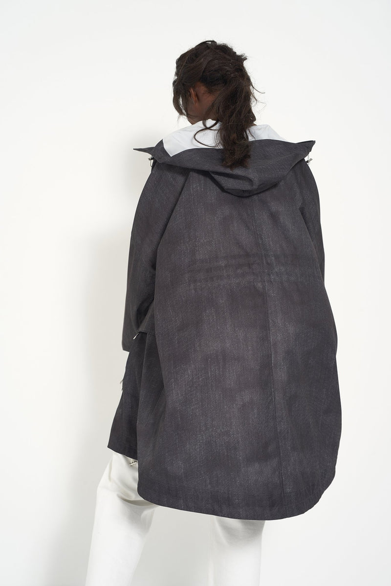 HONOR DENIM - Oversized Raincoat
