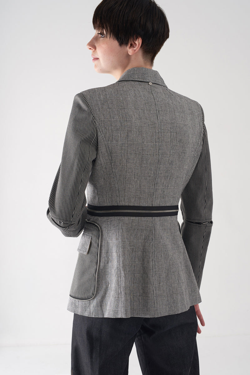 FRANCESCA - Multi Fabric Tailored Blazer - Søsken Studios