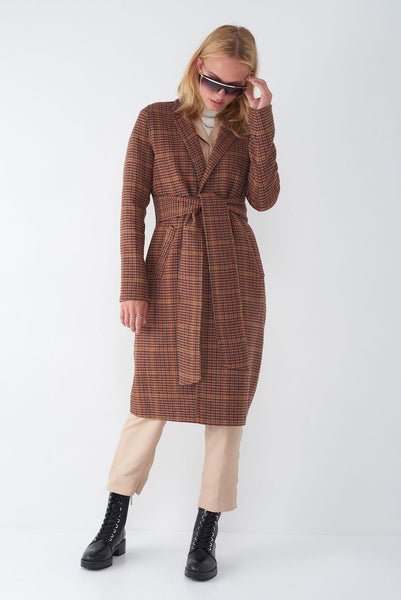 Søsken Jimi Houndstooth Coat on sale Size 1 (US4