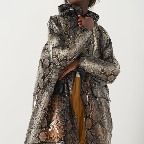 Snakeskin raincoat shop