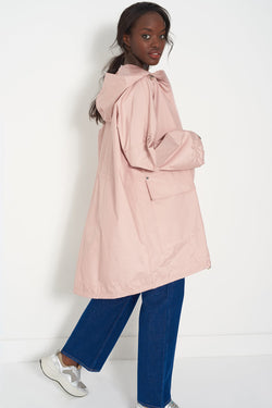 HONOR PINK - Oversized Packable Raincoat