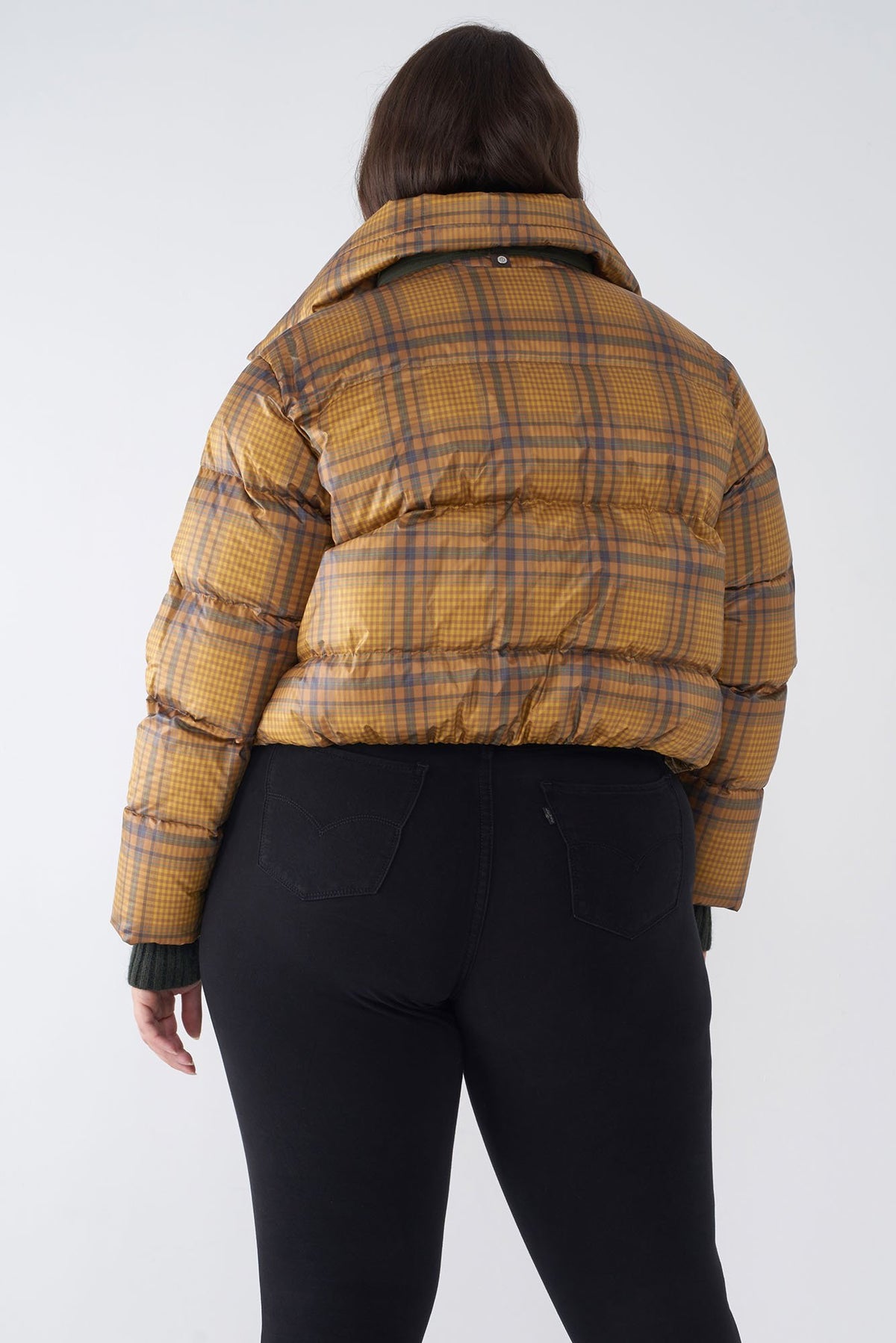 JAZZY YELLOW - SHORT PLAID PRINT JACKET – Søsken Studios