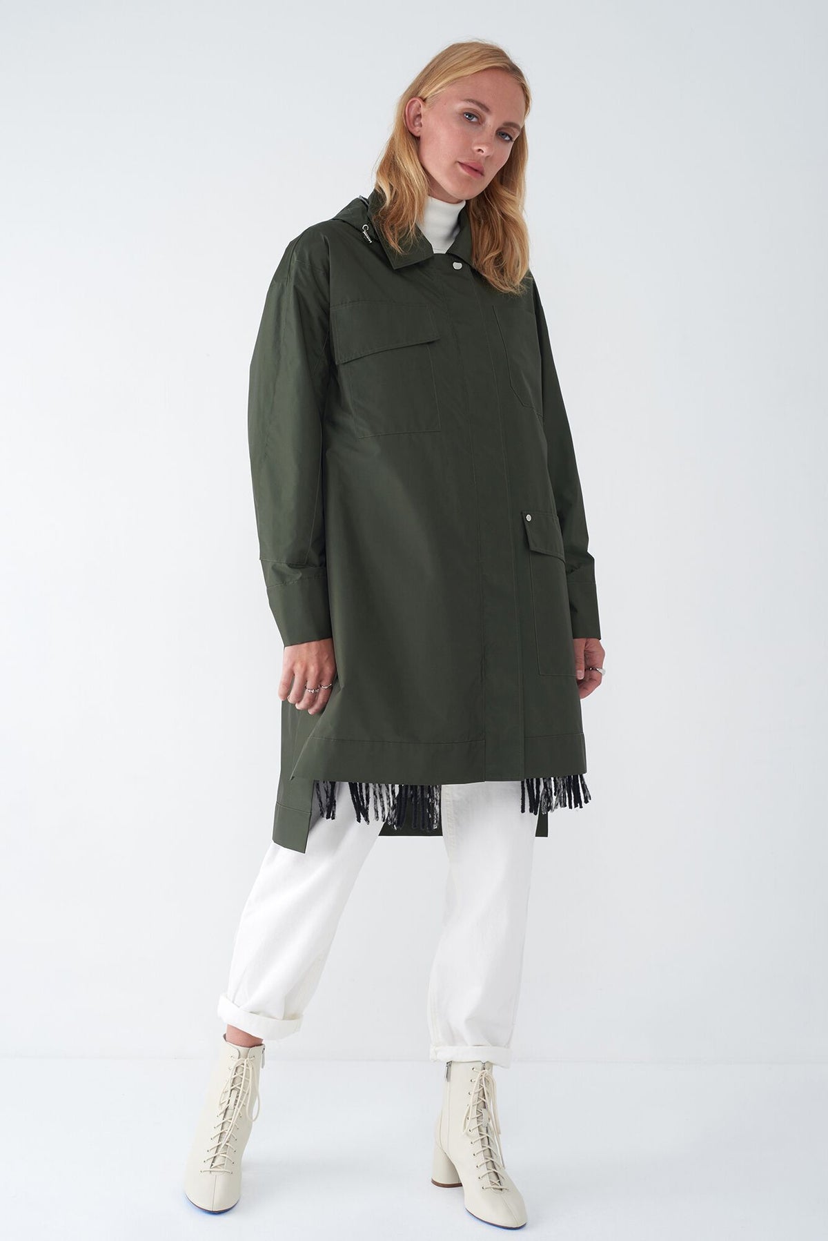 JAY GREEN - 2-IN-1 RAINCOAT & VEST – Søsken Studios JAY GREEN - 2-IN-1 RAINCOAT & VEST – Søsken Studios